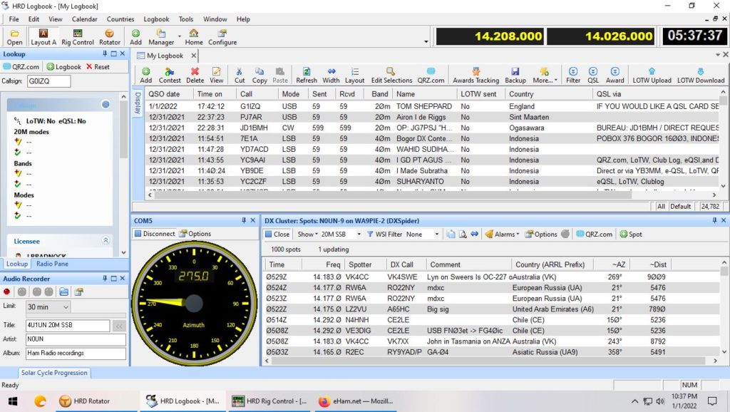 Ham Radio Deluxe Snapshot