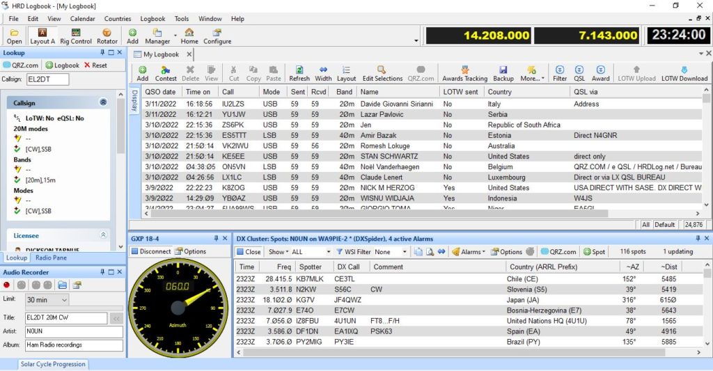 Ham Radio Deluxe Snapshot